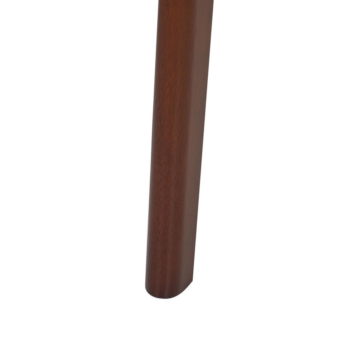ESSZIMMERSTUHL 2er-Set Dunkler Holzfarbton Craig - Dunkelbraun/Beige, Holz (50/80/57cm) - Beliani