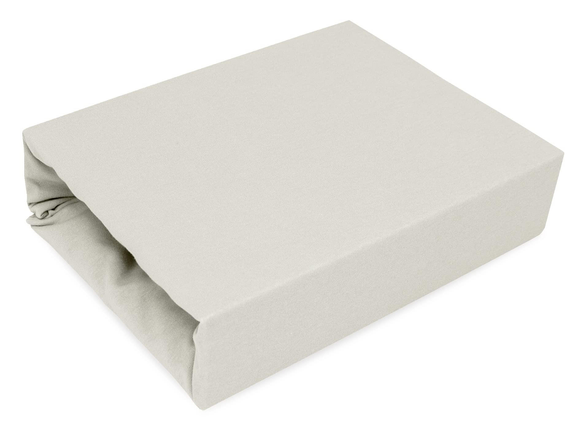 Best For Home Spannbettlaken Ecru 90x160 cm