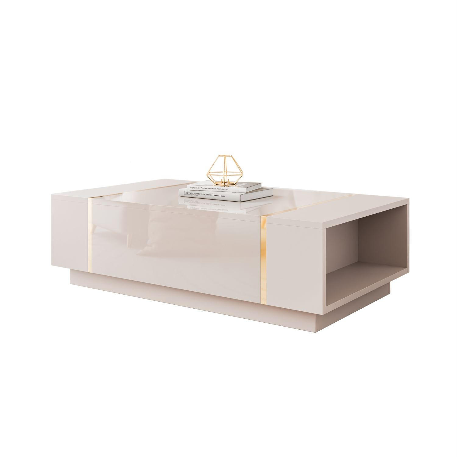 Lookway Couchtisch Kaschmir 104x41.5x65 cm