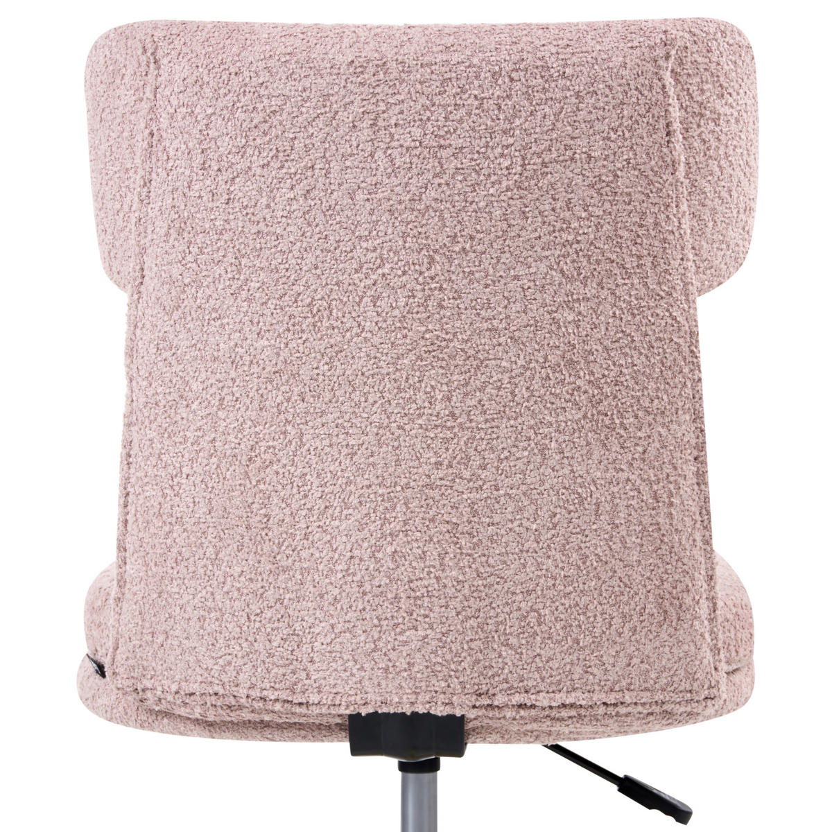 SCHREIBTISCHSTUHL Bouclé Pastellrosa Granby - Pink, Textil (58/77/58cm) - Beliani