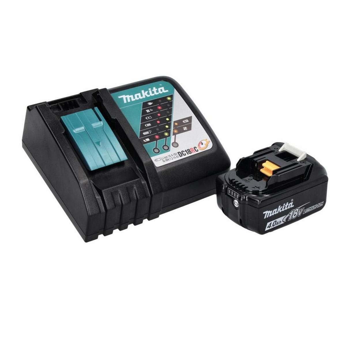 MAKITA DLM 330 RM Akku Rasenmäher 18 V 33 cm 30 l + 1x Akku 4,0 Ah + Ladegerät - Multicolor, Kunststoff (470/40/83cm) - Makita