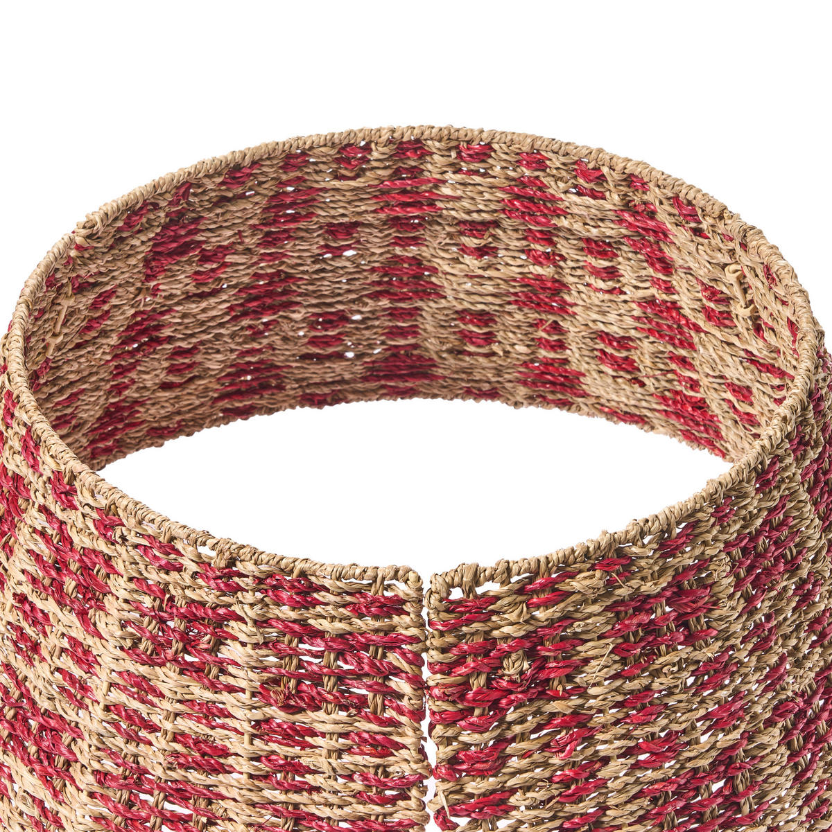 WEIHNACHTSBAUMKRAGEN 28 cm Naturfarben Neige - Naturfarben, Naturmaterialen (28cm) - Beliani