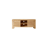TV-SCHRANK Minimalys Natur aus Teak - Naturfarben, Holz (155/60/45cm) - Tikamoon