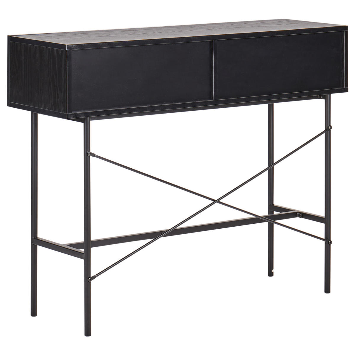 KONSOLENTISCH Schwarz Coventry - Schwarz, Holzwerkstoff (32/100/79cm) - Beliani