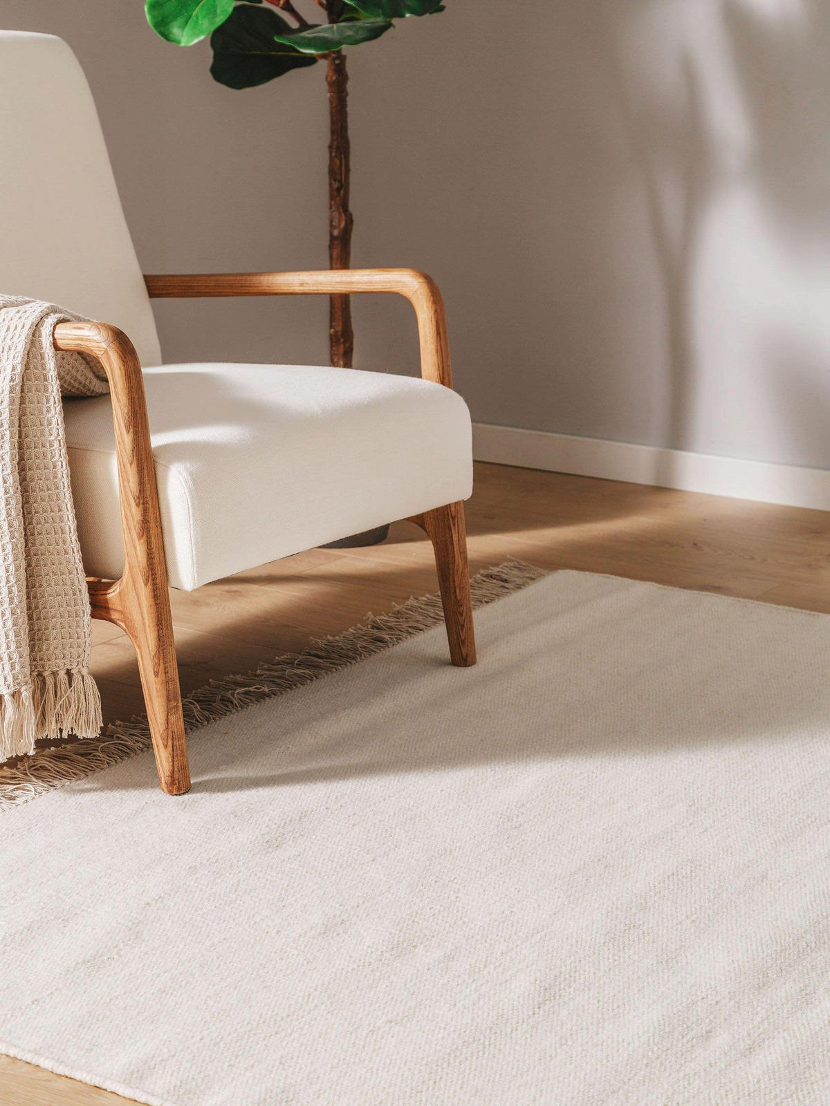 WOLLTEPPICH Liv Cream 170x240 cm - Creme, Textil (170/240cm) - benuta Pop