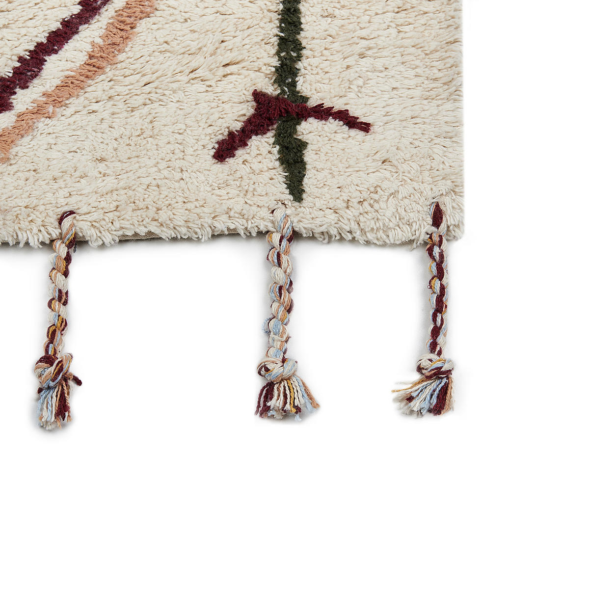 TEPPICH geflochten Corum 230/160 cm - Beige, Textil (160/230cm) - Beliani