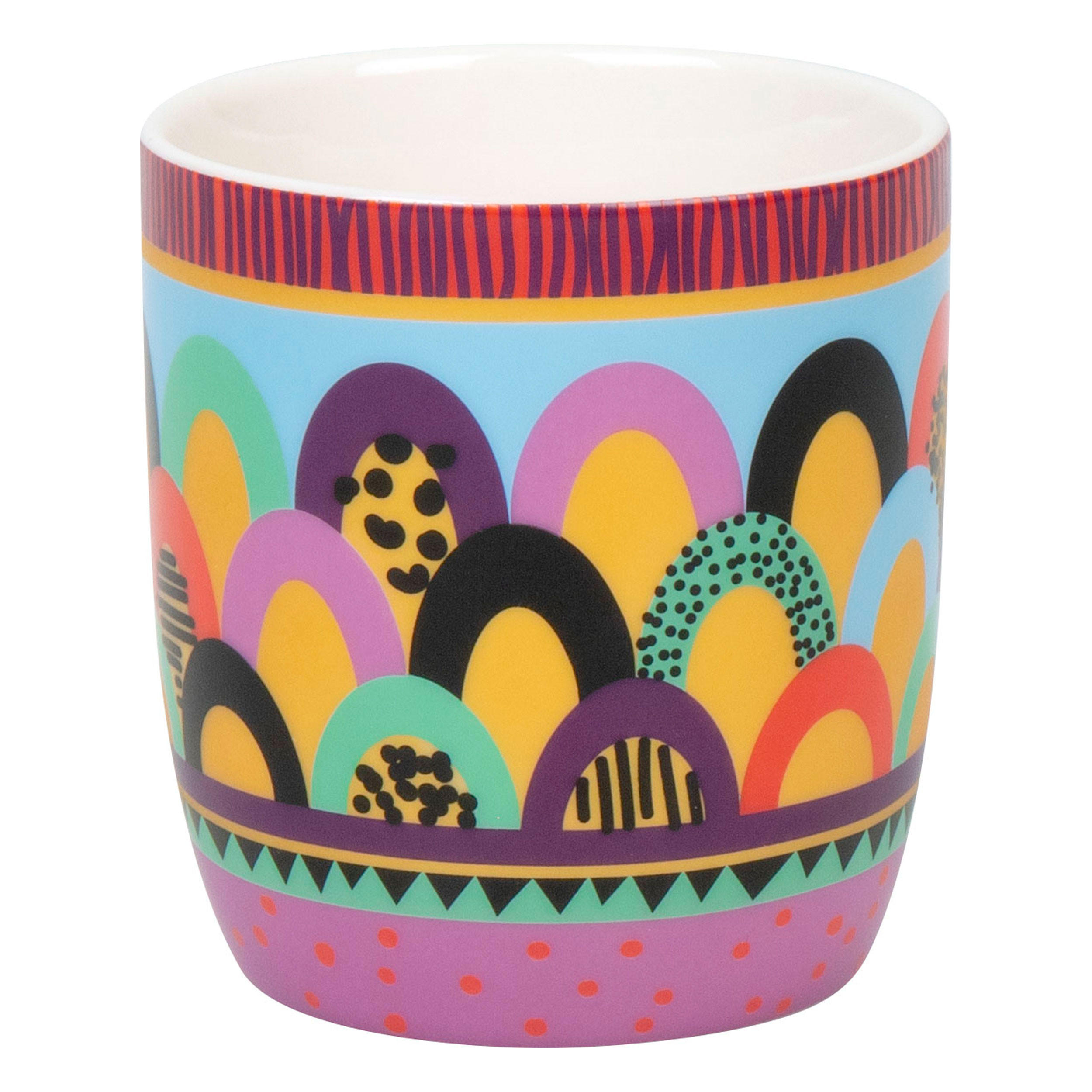 KAFFEEBECHER Exotic summer - bright - Naturfarben, Keramik (0.2L) - Könitz