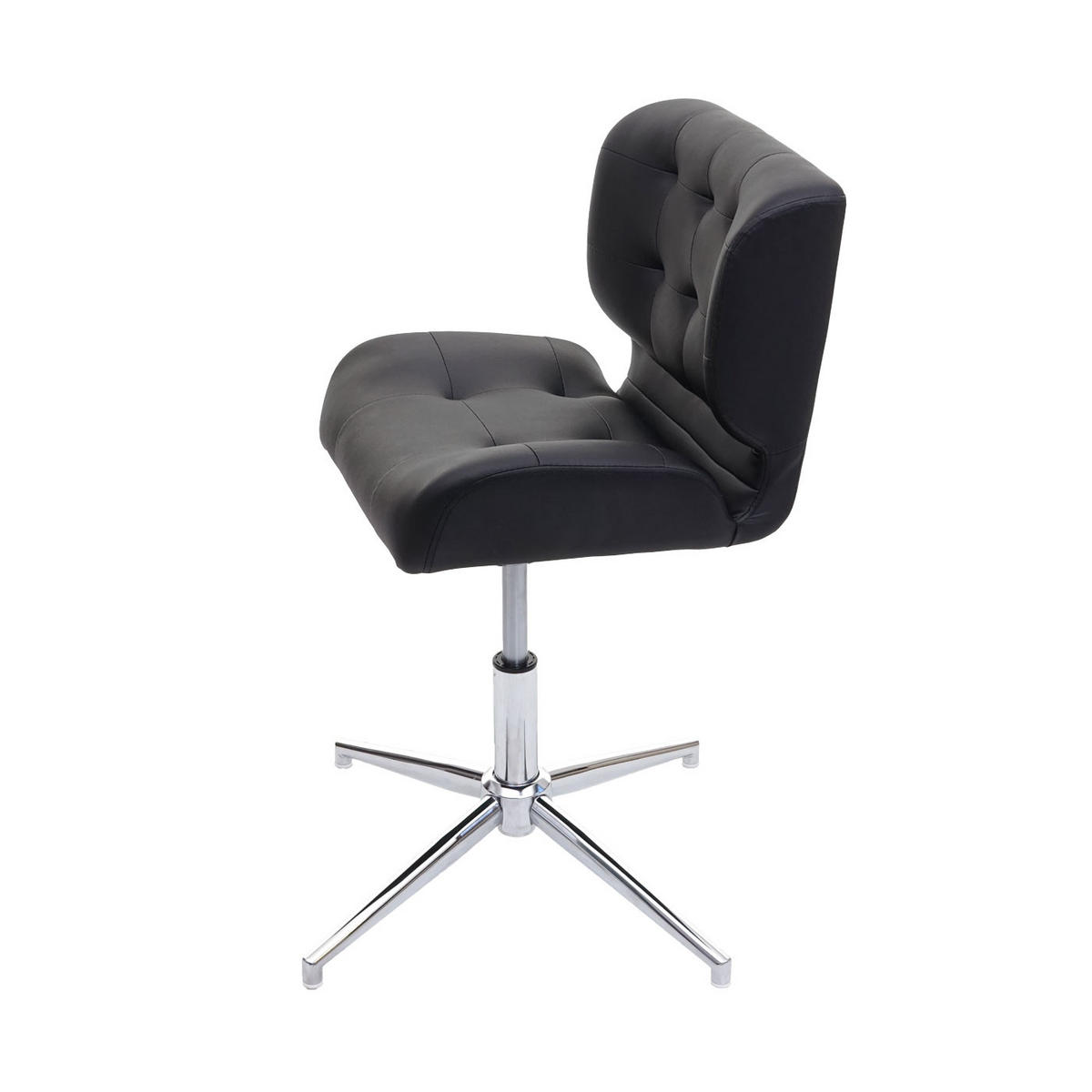 BÜROSTUHL Schwarz - Schwarz, Textil (64/87/64cm) - MCW