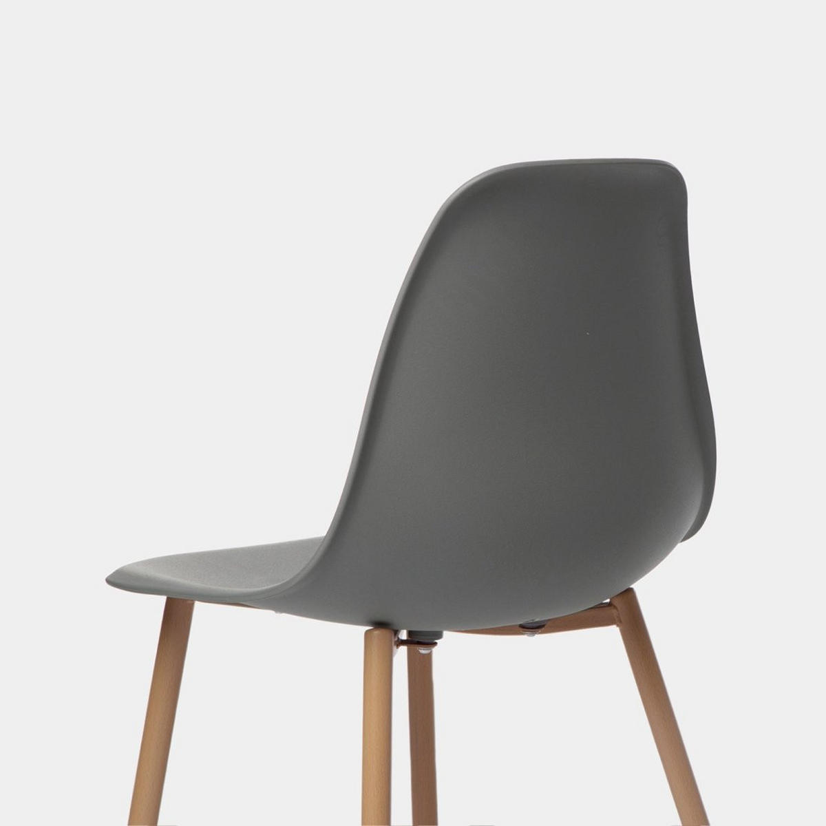 STUHL FÜR DRAUSSEN Nina Grau 45 cm x 80 cm - Grau, Kunststoff (45/80/53cm) - Klast Home