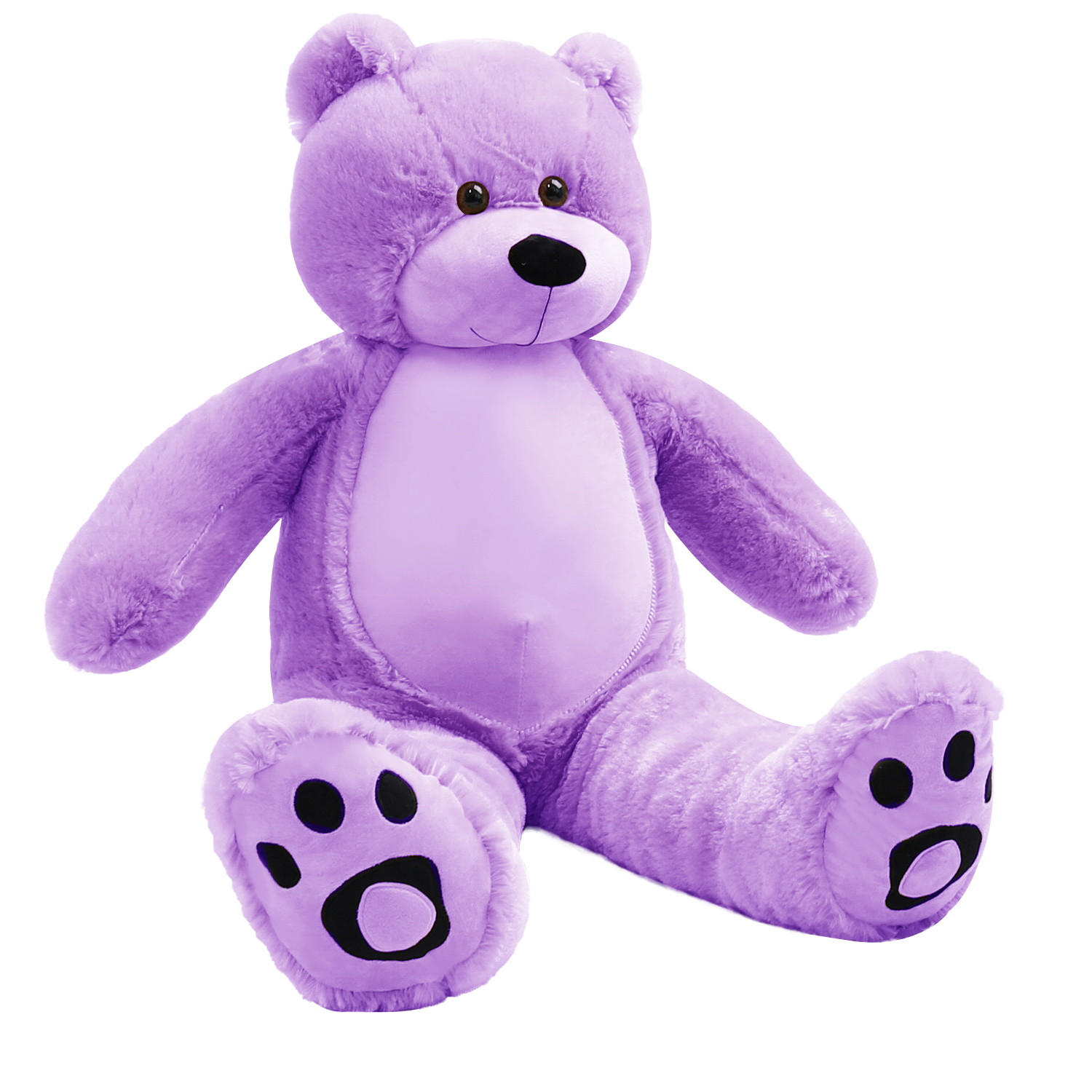 TEDDY Plüschtiere Lila 92cm - Lila, Textil (30/35cm) - Vercart