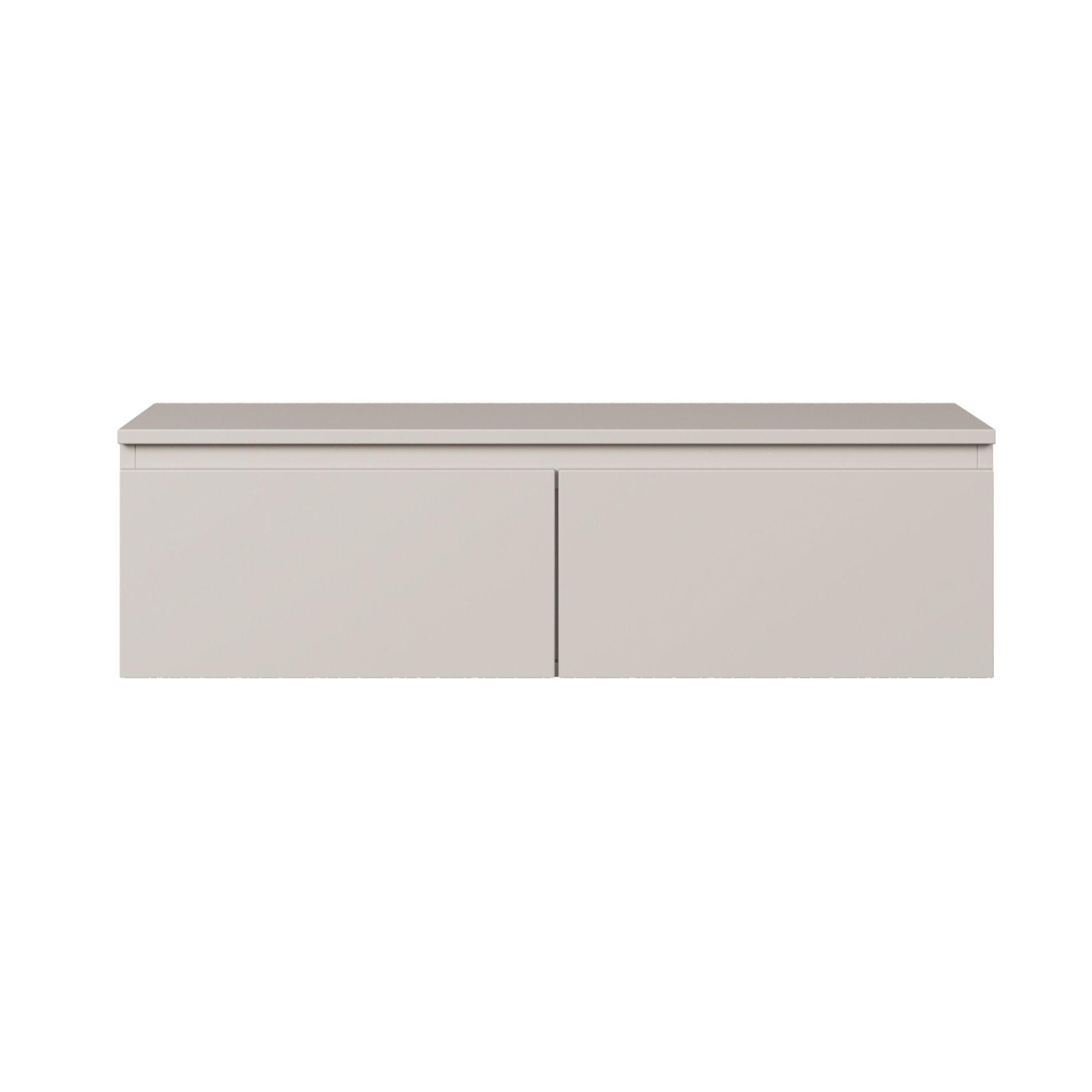 TV-LOWBOARD Bemmi Greige 100 cm - Kaschmir, Holzwerkstoff (100/28.4/31.8cm) - Selsey