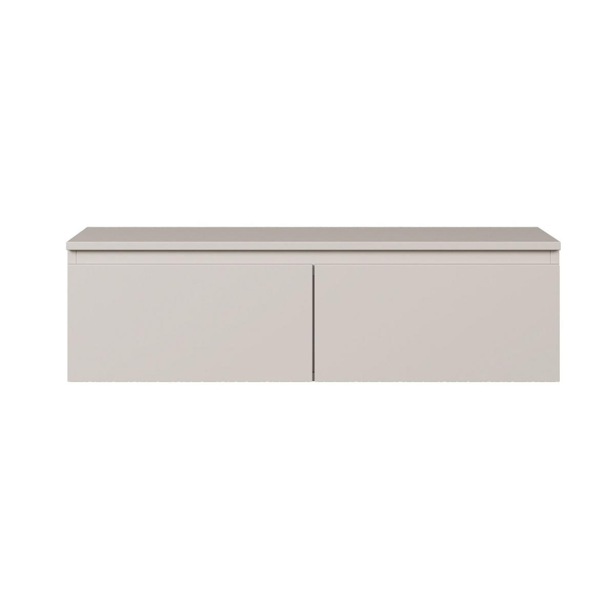 TV-LOWBOARD Bemmi Greige 100 cm - Kaschmir, Holzwerkstoff (100/28.4/31.8cm) - Selsey
