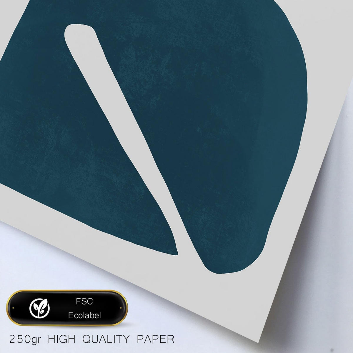 POSTER Set Mit 6 Feine Geschicklichkeit A3 & A4 Weißer Rahmen - Weiß, Papier (29/3cm) - Nacnic