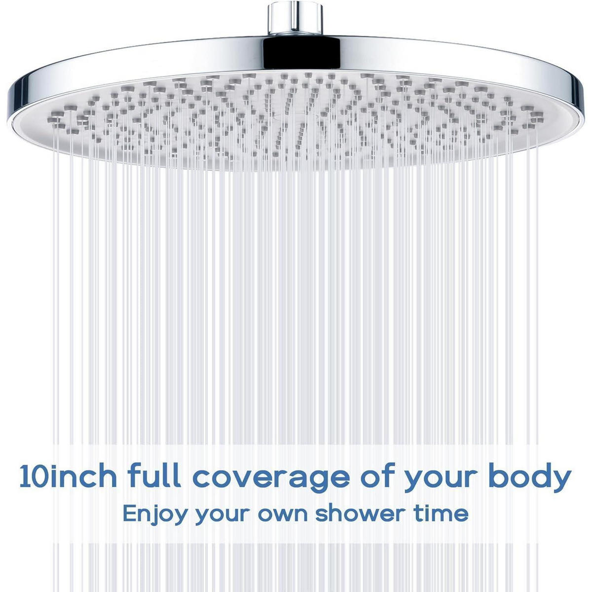 DUSCHKOPF Regendusche 260 mm Chrom - Silberfarben, Metall (26/12.7/26cm)