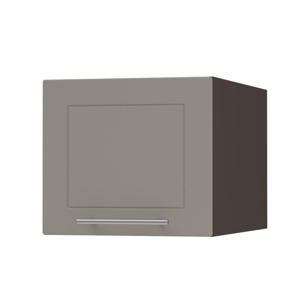 KLAPPHÄNGESCHRANK Kvantum W6B/45 Beige Matt / Lava Matt 45 / 59 / 36cm - Dunkelgrau/Beige, Holz/Holzwerkstoff (45/36/59cm) - Feldmann-Wohnen