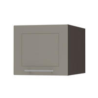 KLAPPHÄNGESCHRANK Kvantum W6B/45 Beige Matt / Lava Matt 45 / 59 / 36cm - Dunkelgrau/Beige, Holz/Holzwerkstoff (45/36/59cm) - Feldmann-Wohnen