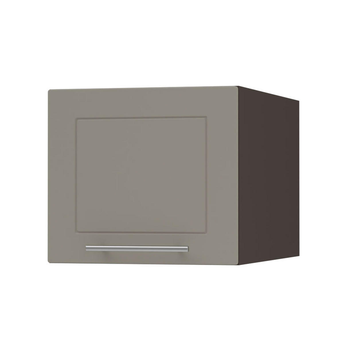 KLAPPHÄNGESCHRANK Kvantum W6B/45 Beige Matt / Lava Matt 45 / 59 / 36cm - Dunkelgrau/Beige, Holz/Holzwerkstoff (45/36/59cm) - Feldmann-Wohnen
