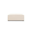 POUF Jodie aus Samt leichtes beige - Beige, Textil (80/40/102cm) - Micadoni