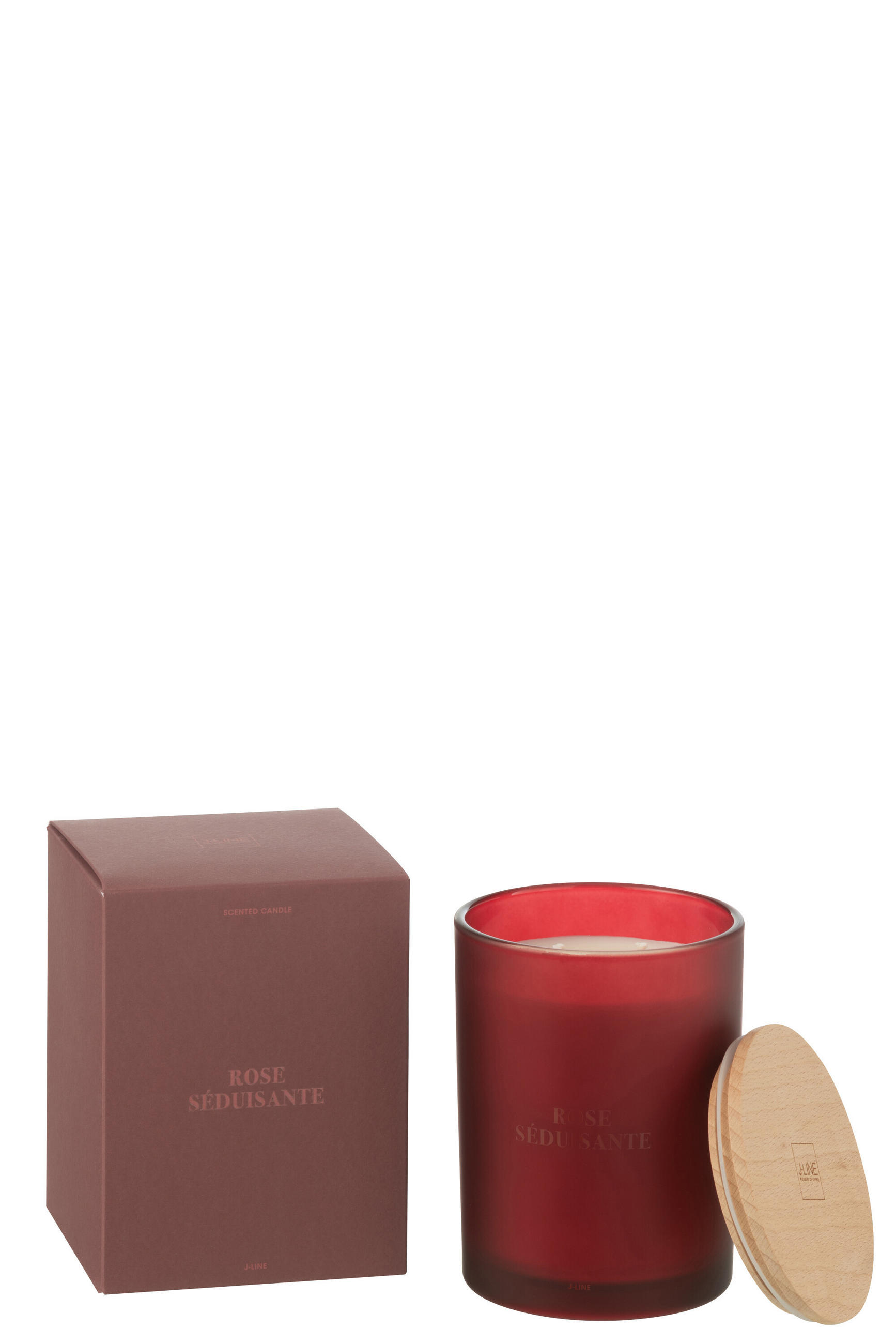 DUFTKERZE ACCORDS ESSENTIELS - Rot - 52 Std. - Rot, Paraffin (10.5/14cm) - J-Line