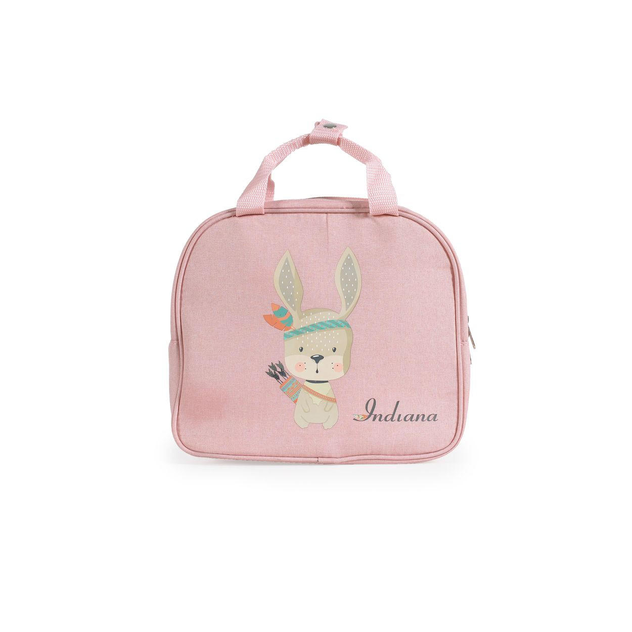 REISEBETT LAUFSTALL Indiana rosa zwei Ebenen Matratze Wickeltasche Räder - Rosa, Kunststoff (60/120cm) - Cangaroo