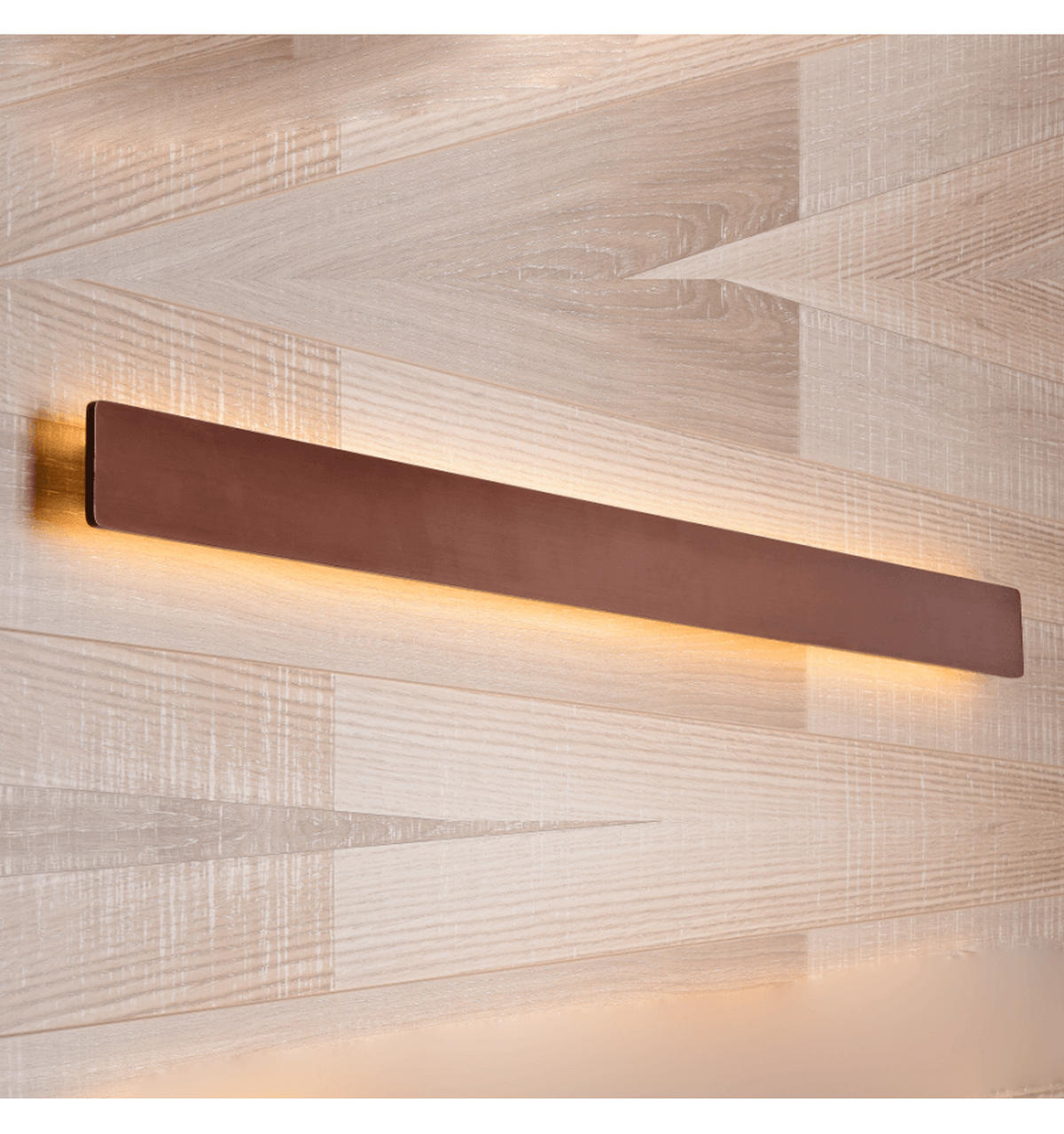 WANDLEUCHTE Energy, Kupfer, 62cm - Kupferfarben, Metall (7/62/62cm) - KOSILUM