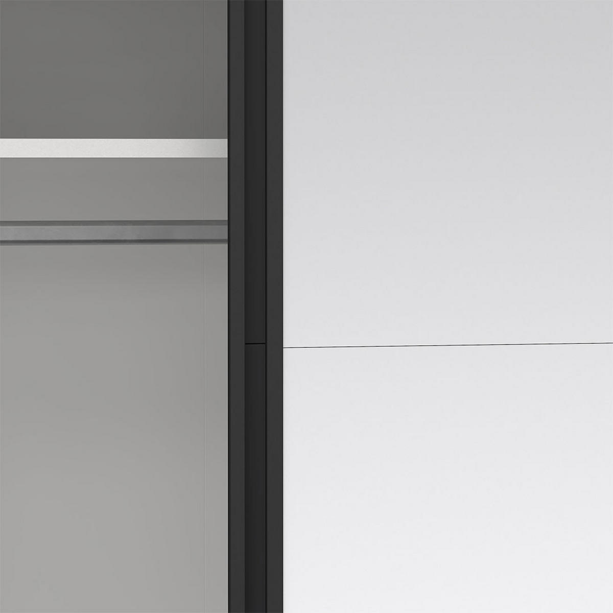 SCHIEBETÜRENSCHRANK, Bergamo, Grau, Holzwerkstoff, 179 x 67 x 221 cm - Grau, Holzwerkstoff (179/221/67cm) - ebuy24