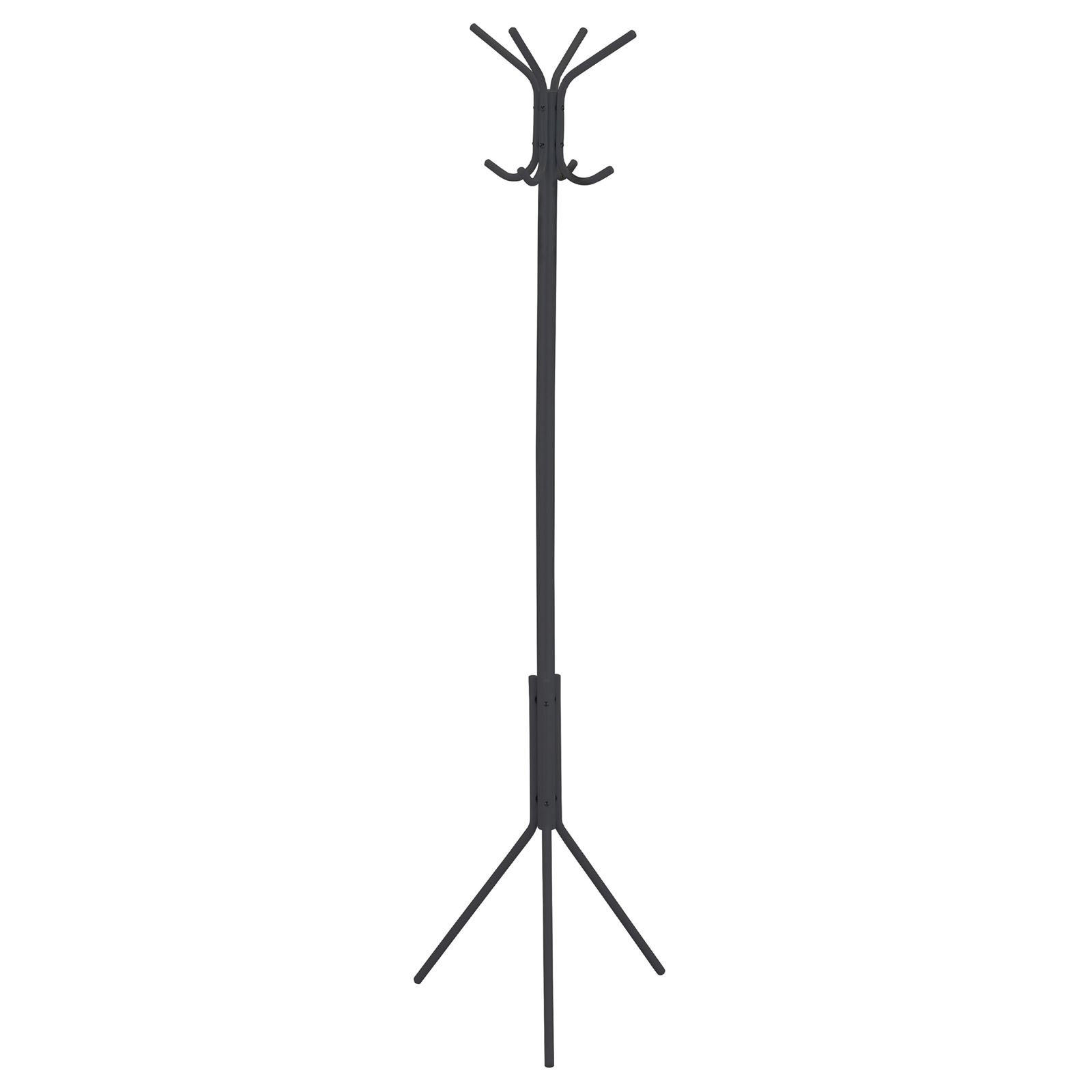 Idimex Kleiderständer Grau 38x174x38 cm