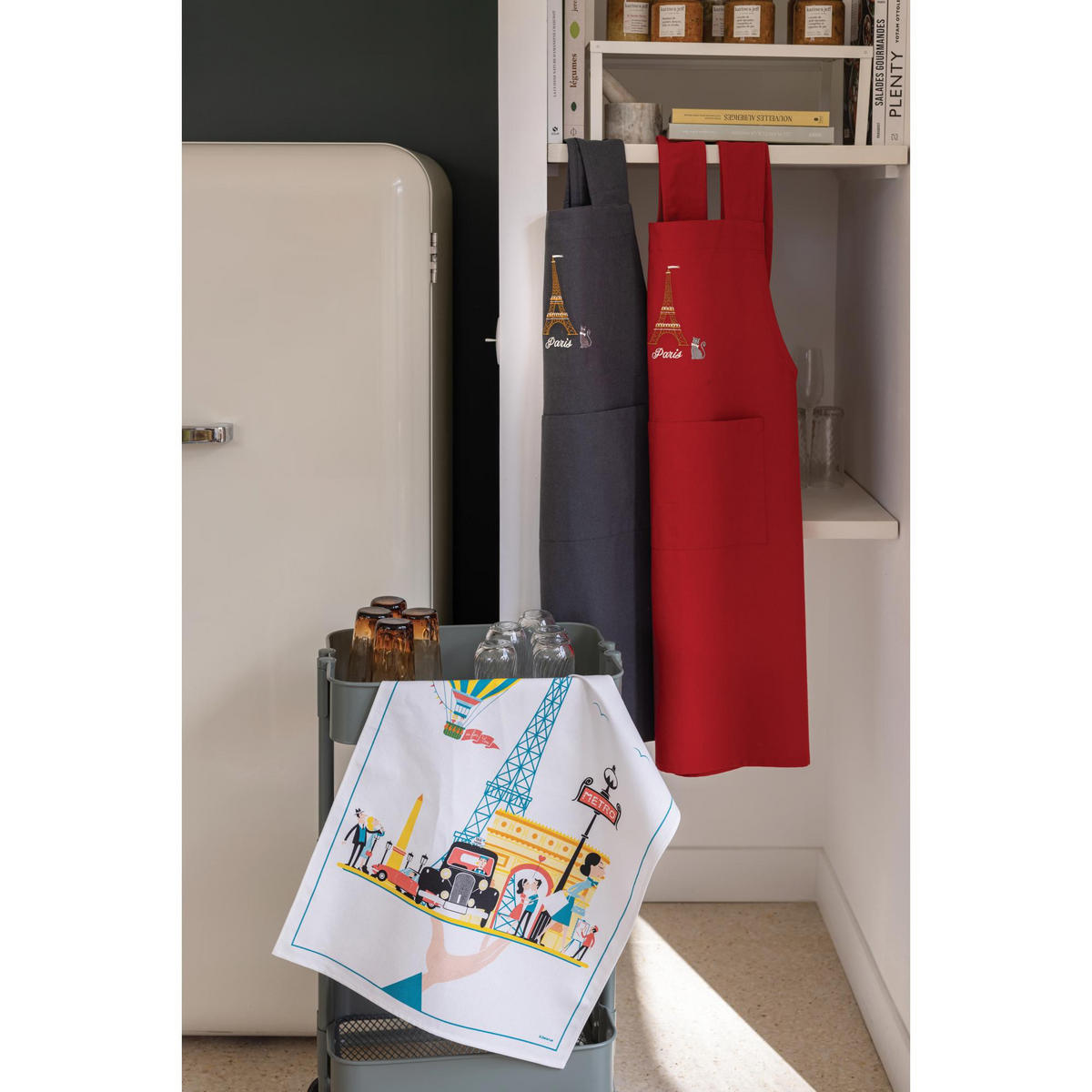 GESCHIRRTUCH Paris Plateau weiß 48 x 72 cm - Weiß, Textil (48/72cm) - Winkler