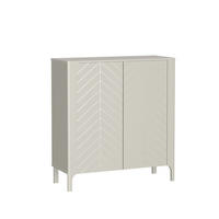 KOMMODE ALICANTE 103/95/40,5cm mit Schubladen 2 Türen Kaschmir - Kaschmir, Holzwerkstoff (103/95/40.5cm) - MASSENO