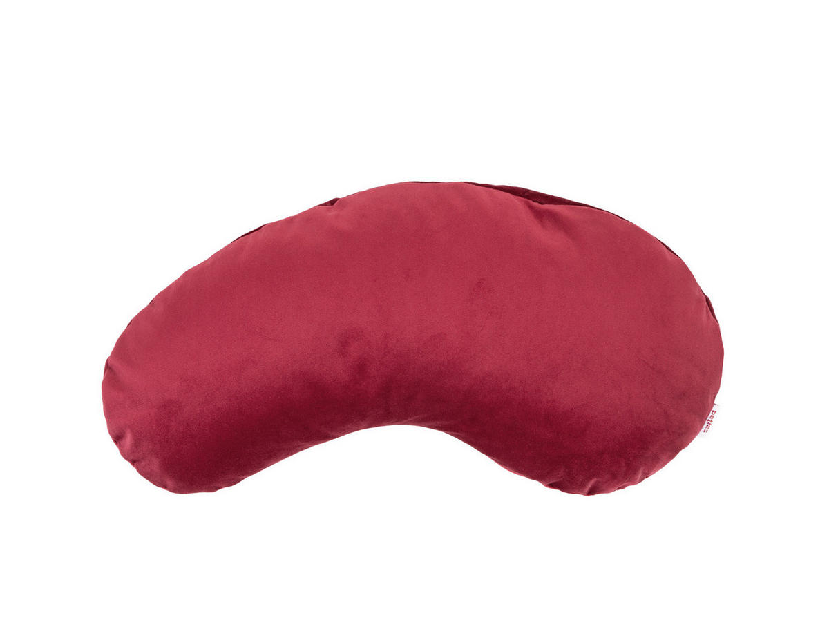 KISSEN-BOHNE Samt&Sonders karmin-rot 45/25 cm - Rot, Textil (25/45cm) - beties Heimtextil