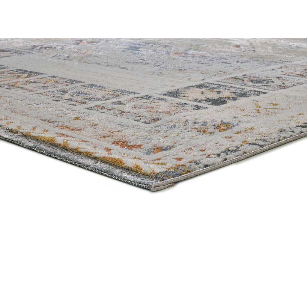 Thumbnail - Atticgo Vintage-Teppiche, Beige, Pastellblau, Honig, Textil, Vintage, Rechteckig, 115x170 cm, Oeko-Tex® Standard 100, in...