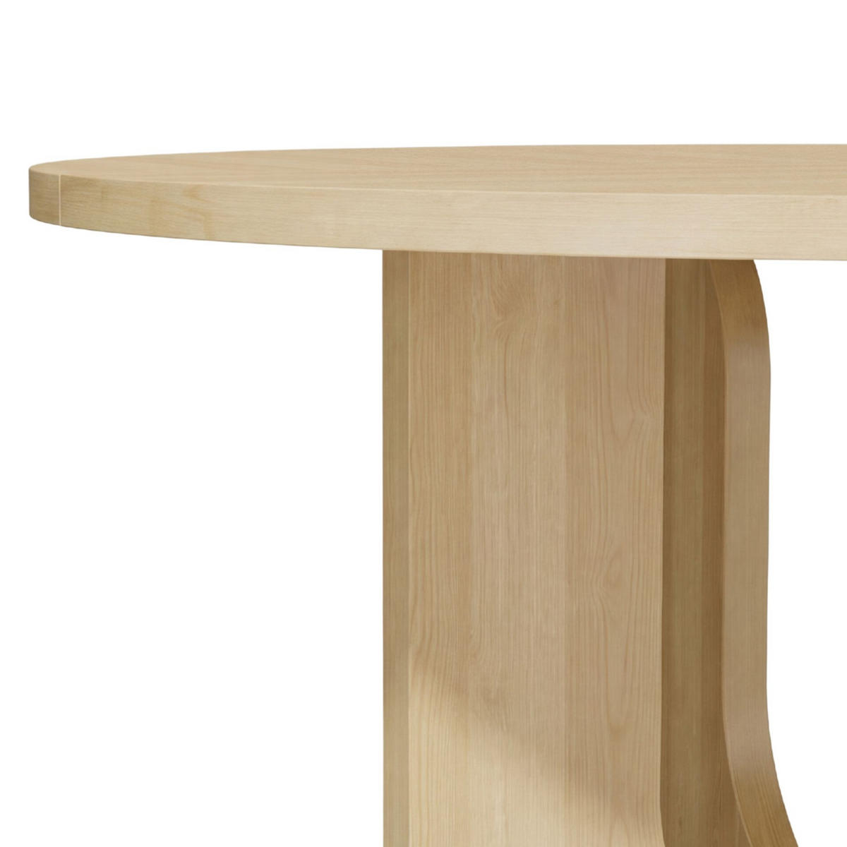 JÍDELNÍ STŮL Kulatý dubový Ø 120 cm pro 4–6 osob, 26,30 kg - barva dubu, kompozitní dřevo (120/120/75cm) - Urban Meuble