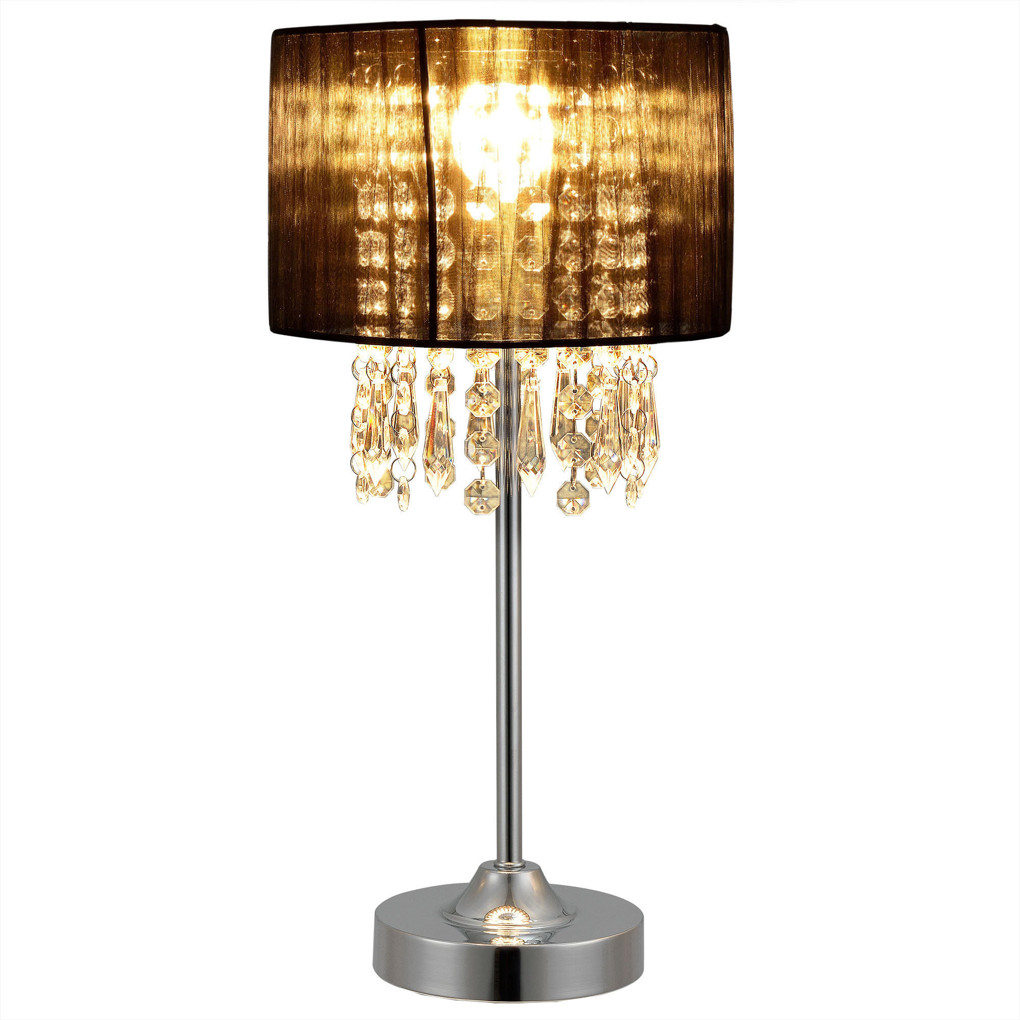 TISCHLAMPE Bellevue - Schwarz, Metall (20/20/40cm) - lux.pro