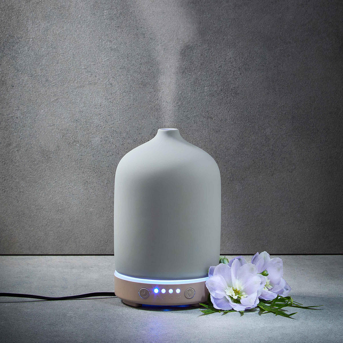 AROMA-DIFFUSER Cloud Nine - Grau, Kunststoff (9/16/9cm) - Butlers