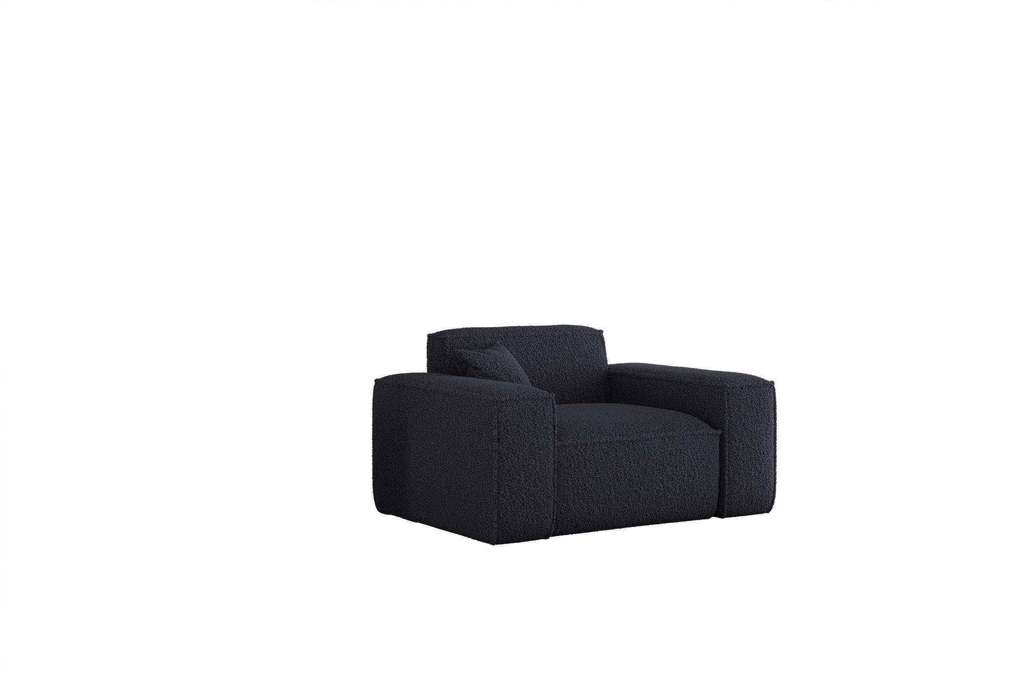 SESSEL Celes Premium In Sven - Blau, Holzwerkstoff/Textil (121/73/90cm) - Fun Möbel