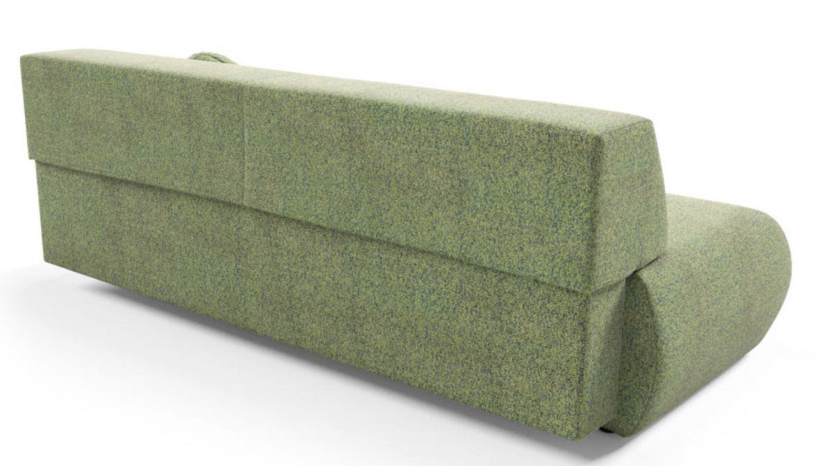 SITZSOFA Grün PENTI Mit Schlaffunktion Bez Armlehnen - Grün, Textil (214/74/100cm) - Sepro Meble