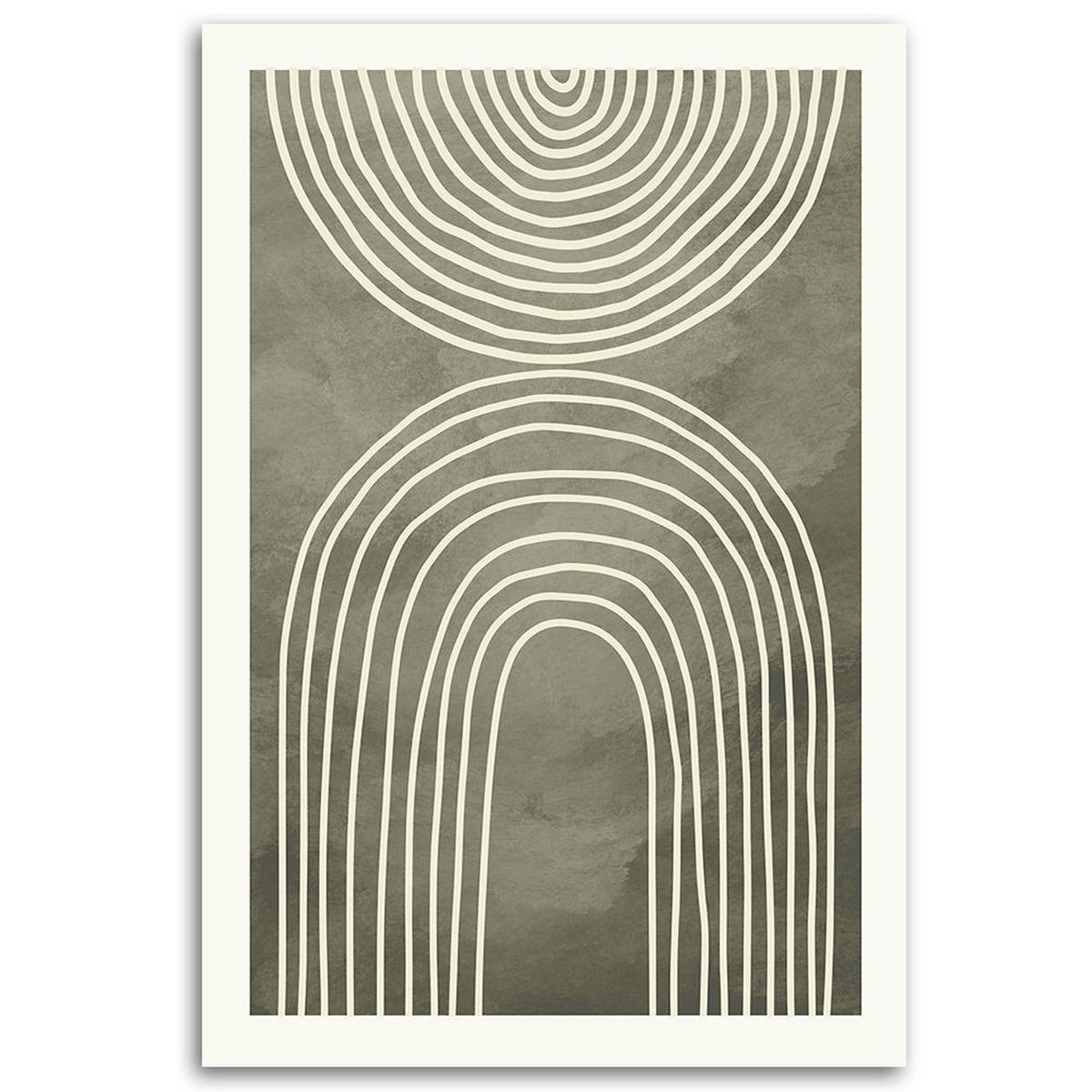 KUNSTDRUCK Grün 70/100 cm - Grün, Textil (70/100cm) - KUNSTLOFT
