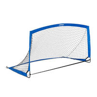FUSSBALLTOR - Blau, Kunststoff/Textil (195/115cm) - Relaxdays