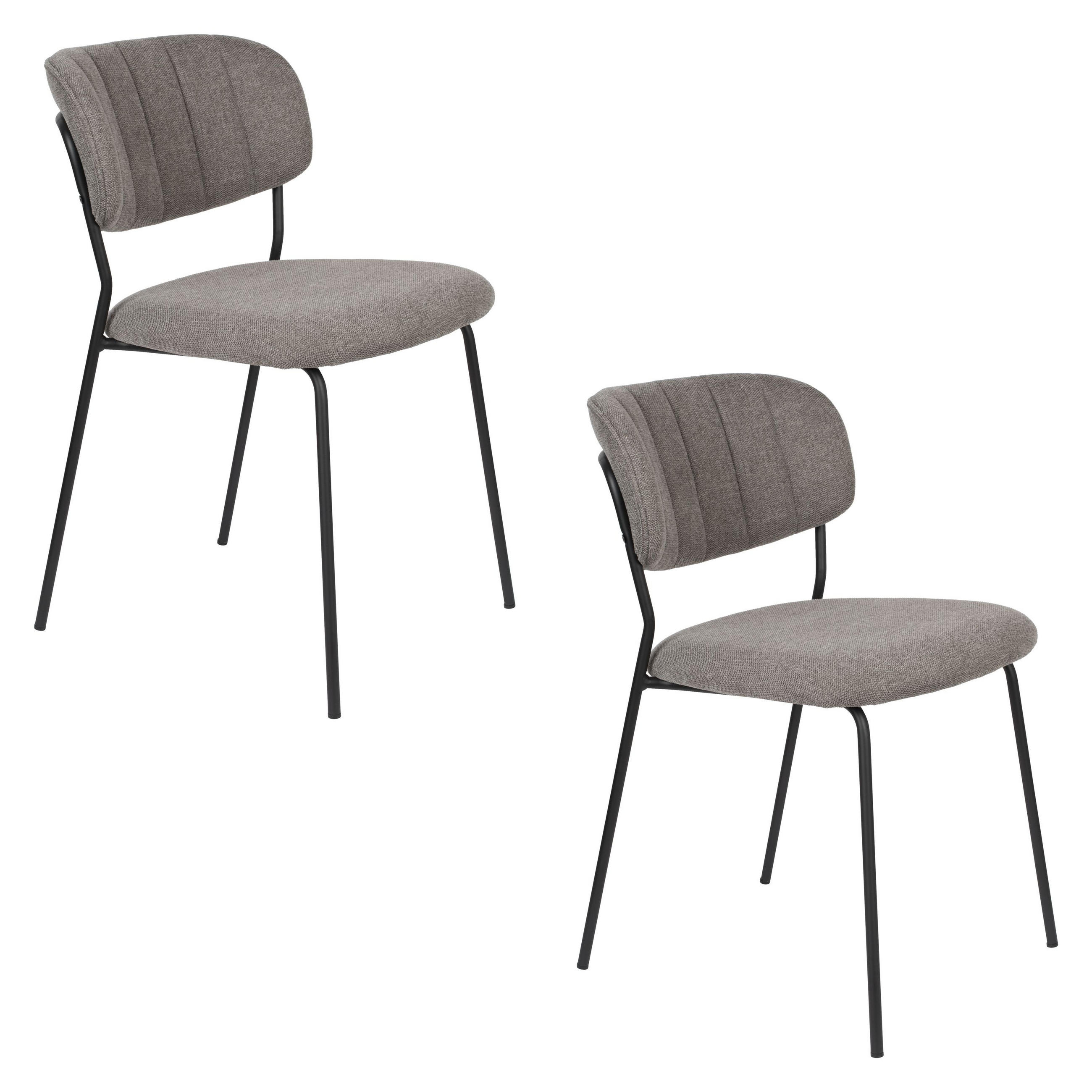 Housecraft Living Esszimmerstuhl Grau 48x77x56 cm