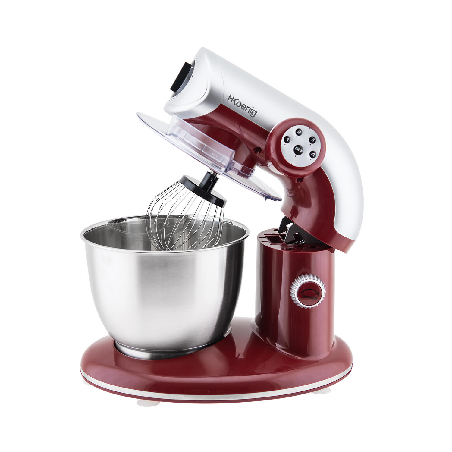 ROTER Mischroboter - Rot, Metall (27.4/39.2/39.7cm) - HKoenig