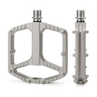 FAHRRADPEDALE MTB Aluminiumdruckguss mit 16 Pins und Cr-Mo Achse - Silberfarben, Metall (11/1.5/11.5cm)