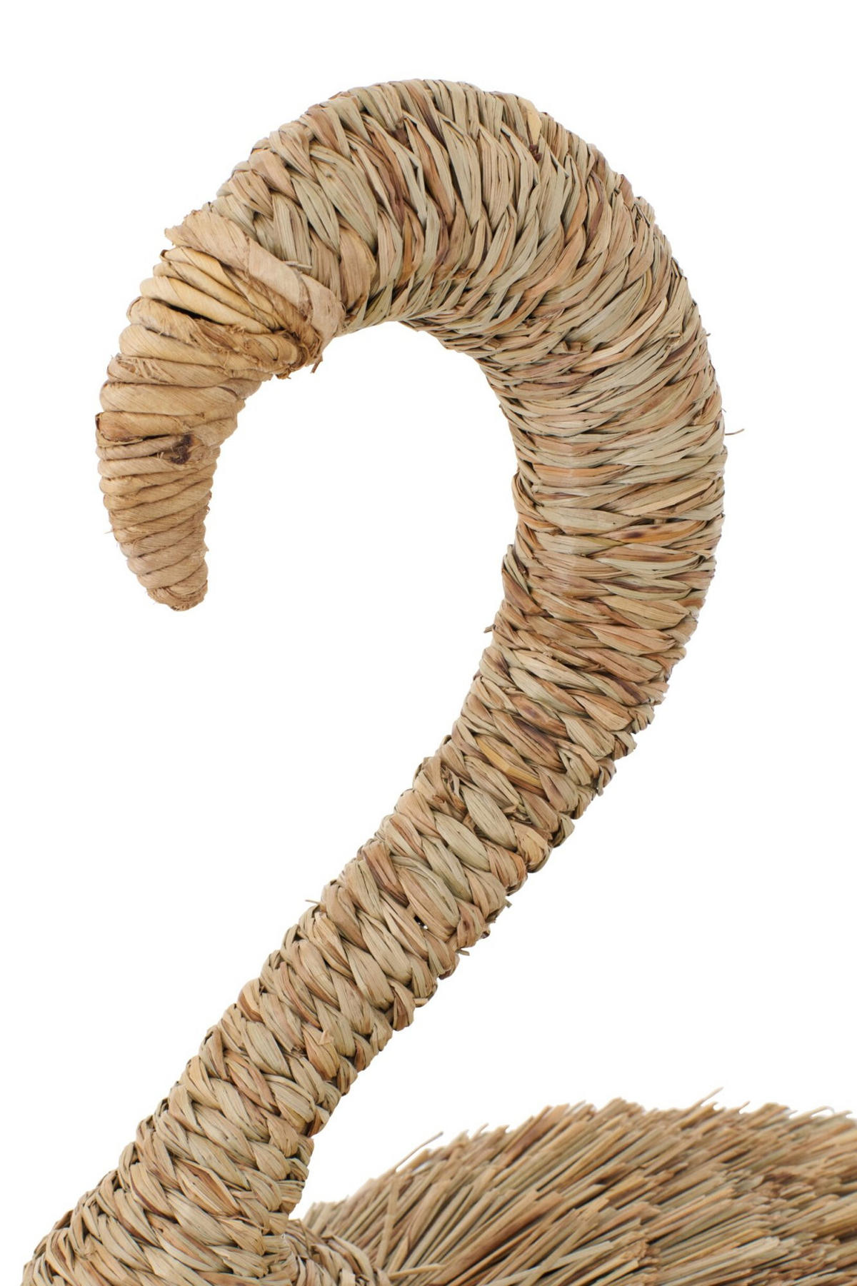 FIGUR FLAMINGO - Naturfarben, Naturmaterialien (40/138/45cm) - J-Line