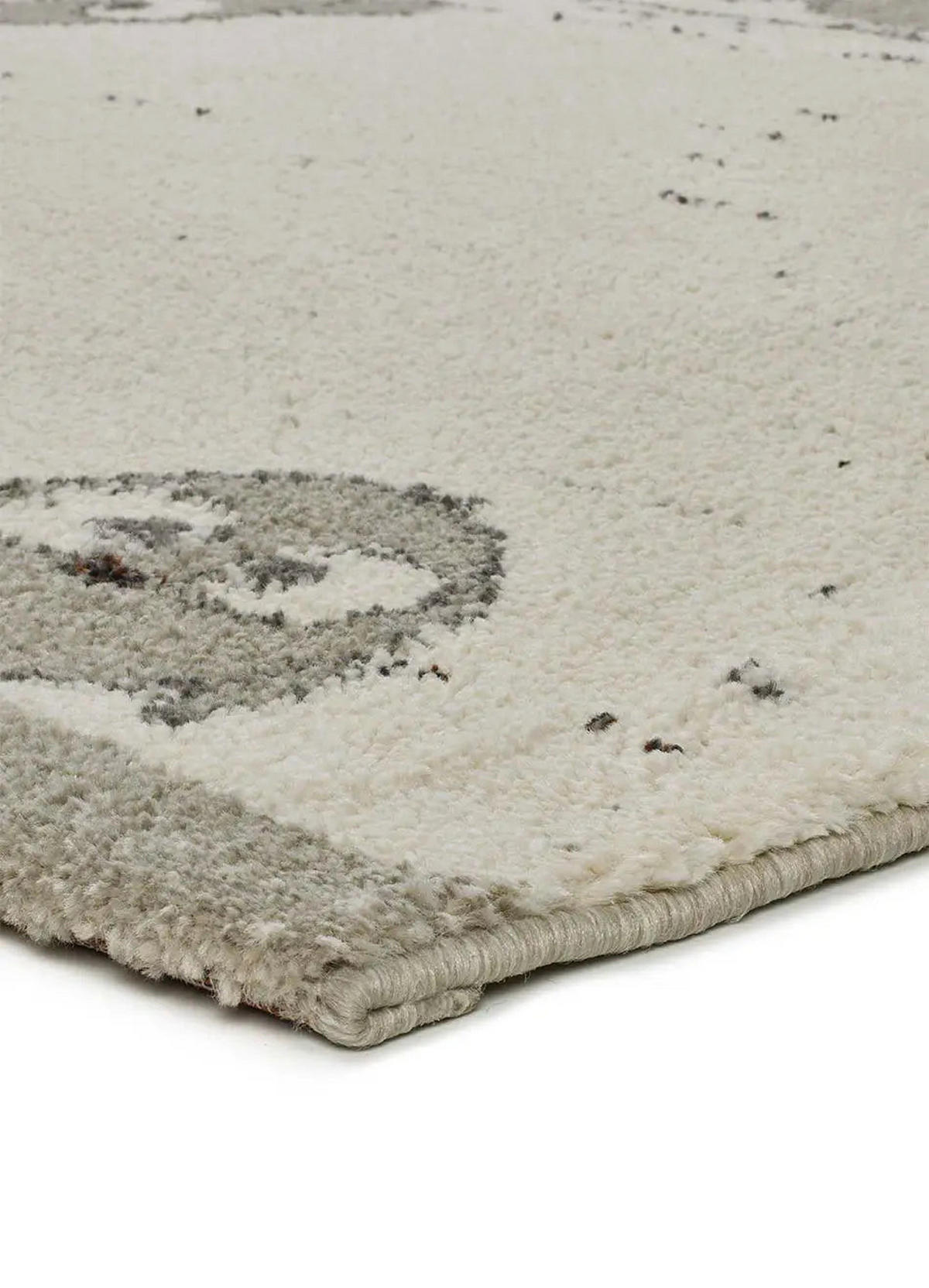 KINDERTEPPICH Weiß Cranberry 115/170 cm - Weiß, Naturmaterialien/Textil (115/170cm) - Atticgo