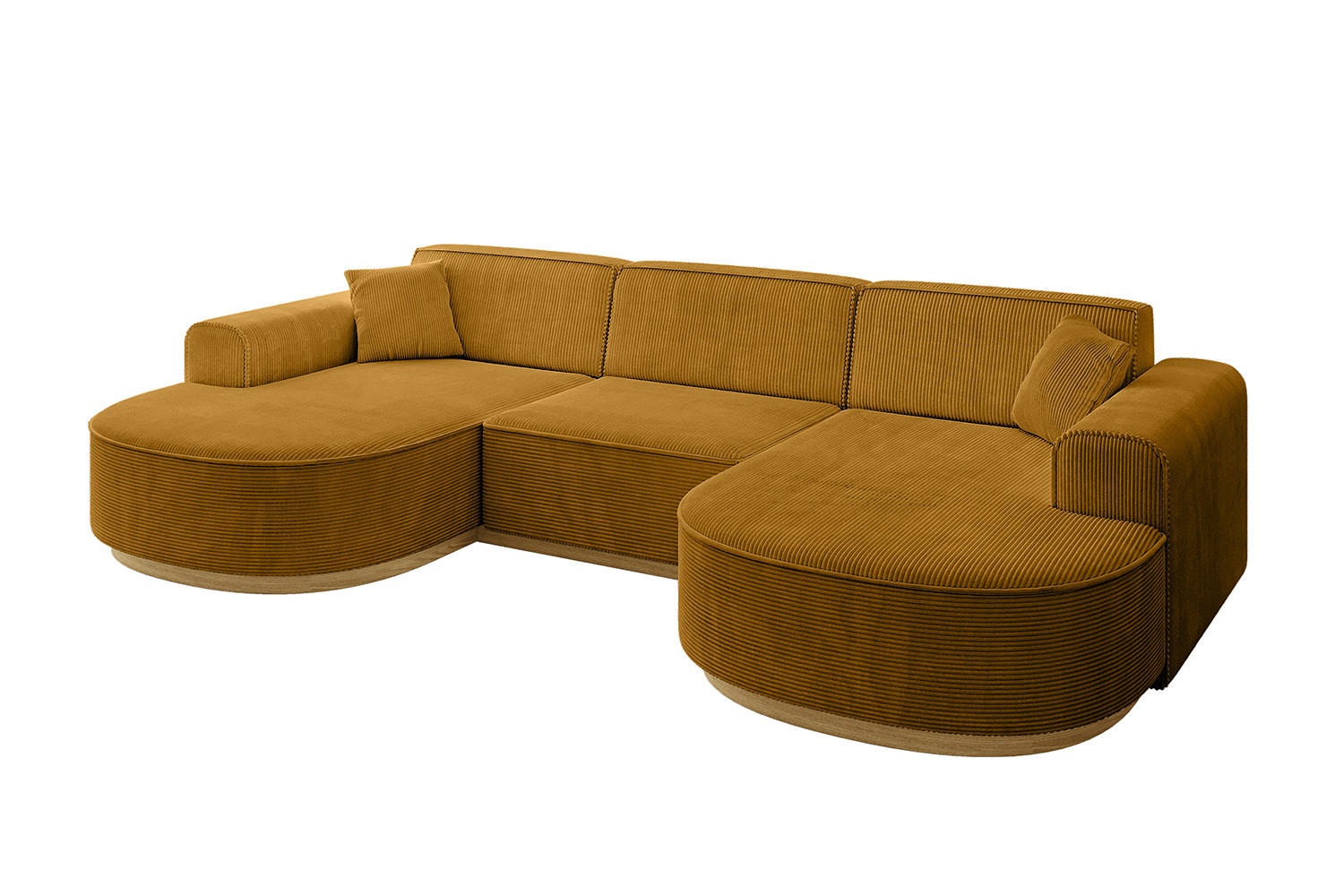 Altdecor Wohnlandschaft Gelb 303x83x171 cm