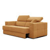 SOFA QUARTZ 3-Sitzer mit Ausziehsitz, orange - Orange, Holzwerkstoff/Textil (202/80/102cm) - Courtois Laville
