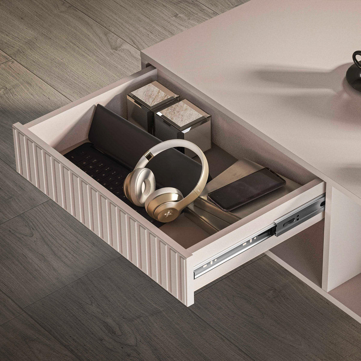 COUCHTISCH Nova Beige - Beige, Holzwerkstoff (60/100/45cm) - Petits-meubles