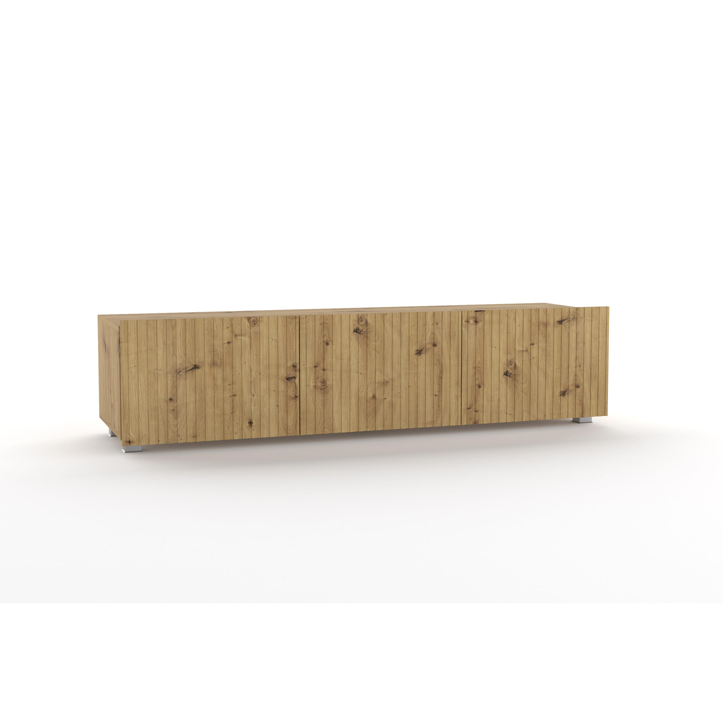 Beautysofa Lowboard Eiche Artisan 150x37.5x43 cm