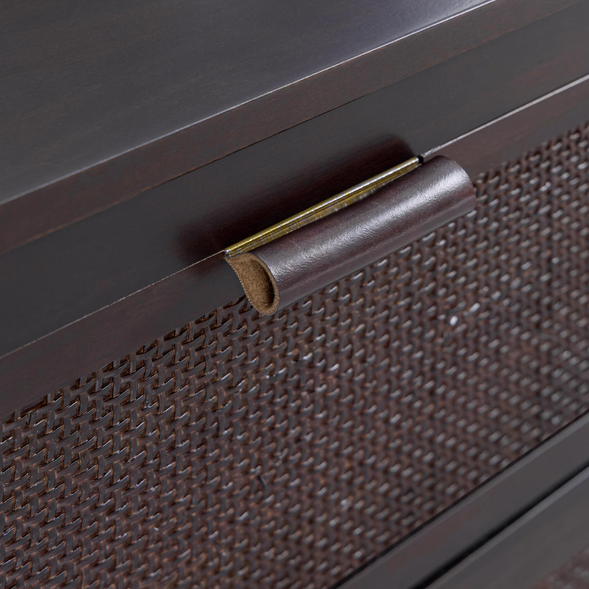 NACHTTISCH, 2 tiefe Schubladen, 51cm, Braun - Braun, Holz (51/61/41cm) - Teamson Home