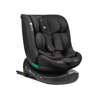 KINDERSITZ i-Round i-Size schwarz (40-150cm) Isofix, 360-Grad-Drehung, Gurt - Schwarz, Textil (45/60/51cm) - Kikka boo