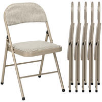KLAPPSESSEL Beige 6 Stück - Beige, Naturmaterialien (45/78/46cm) - GiPP